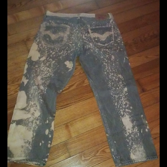 📓LEVIS 501 BLEACHED OUT JEAHS SIZE 36 X 30 - Picture 7 of 7